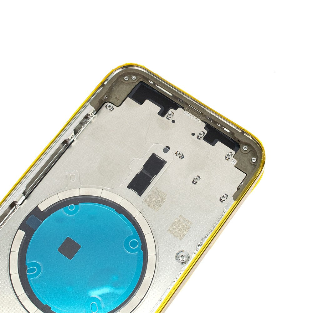 Rear Housing for iPhone 12 Pro (NO LOGO)-Gold Rear Housing for iPhone 12 Pro (NO LOGO)-Gold